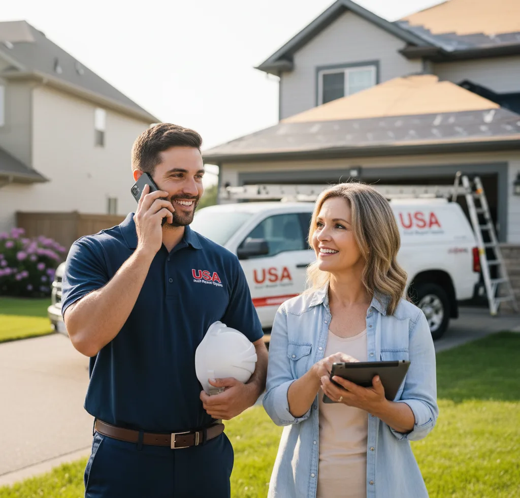 USA Roof Repair Experts customer support in Republic